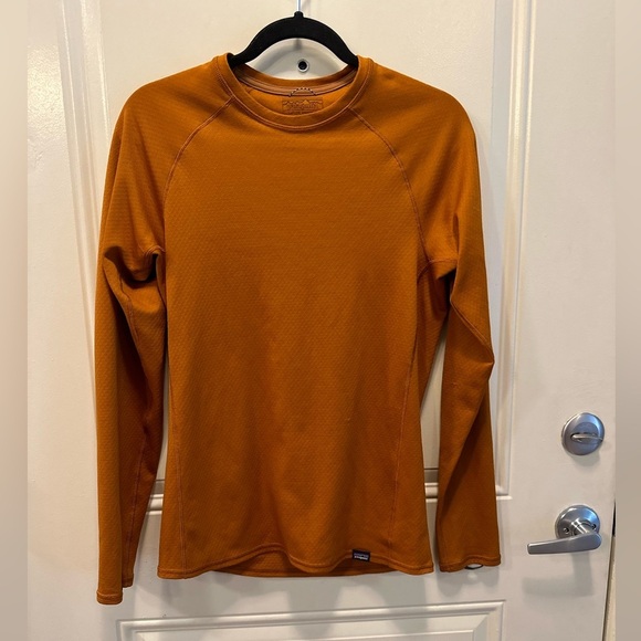 Patagonia Men’s Capilene Midweight Crew in HAGO Brown  , size M - Picture 3 of 13